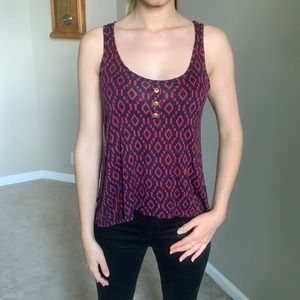 Nordstrom (edge) Geometric Pattern Tank